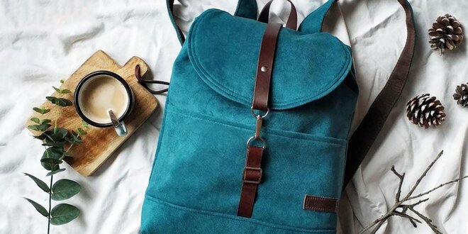 Ručne šitá taška, batoh či kabelka