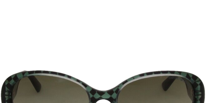 Dámske čierno-zelené slnečné okuliare Emporio Armani