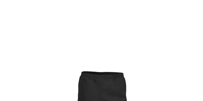 Pánske čierne elastické šortky Envy