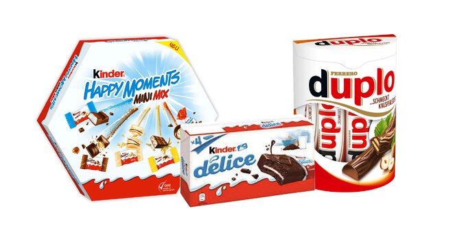 Lahodná Kinder čokoláda: Happy Moments a Ferrero