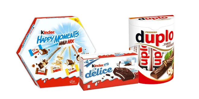 Lahodná Kinder čokoláda: Happy Moments a Ferrero