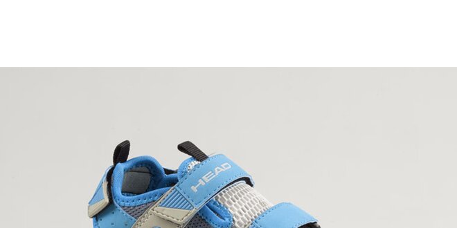 Detské modré topánky s šedými detailmi Head