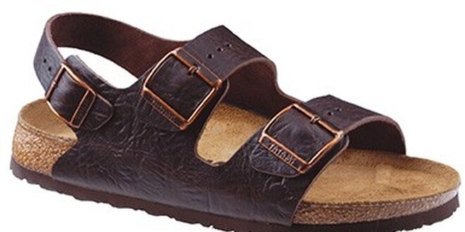 Svetlo hnedé kožené sandálky Newalk