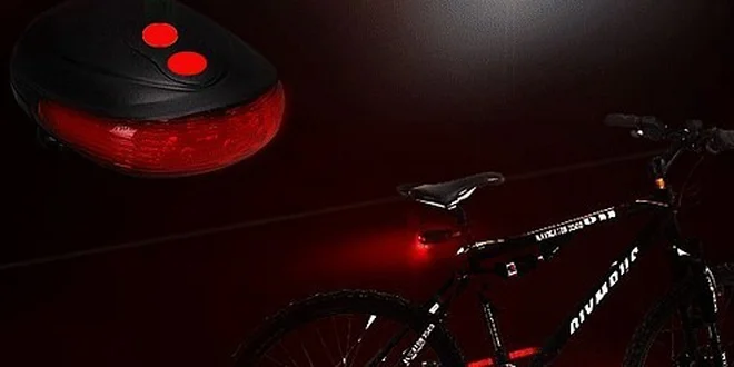 Laserové svetlo na bicykel