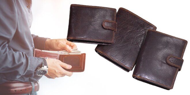 Pánske peňaženky z prémiovej kože s ochranou kariet