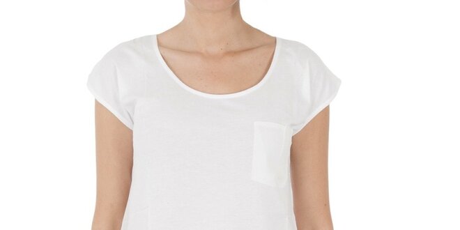 Dámske biele tričko s kapsičkou Women'Secret