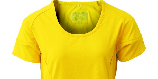 Dámske žlté tričko ALEA