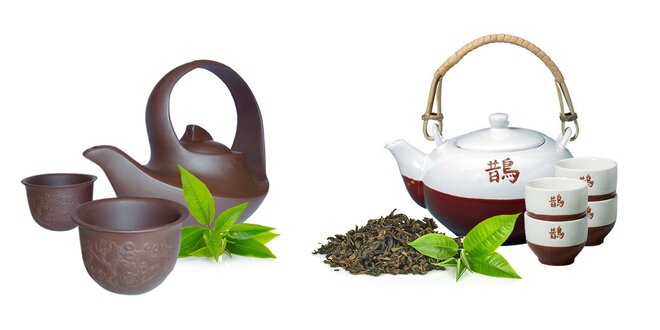 Pre milovníkov čaju: čajové sety konvičiek a šálok