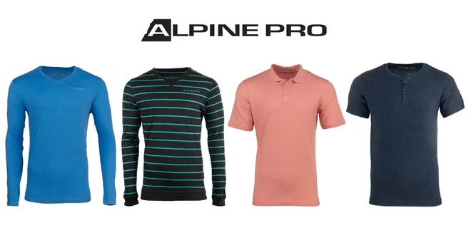 Univerzálne pánske tričká Alpine Pro