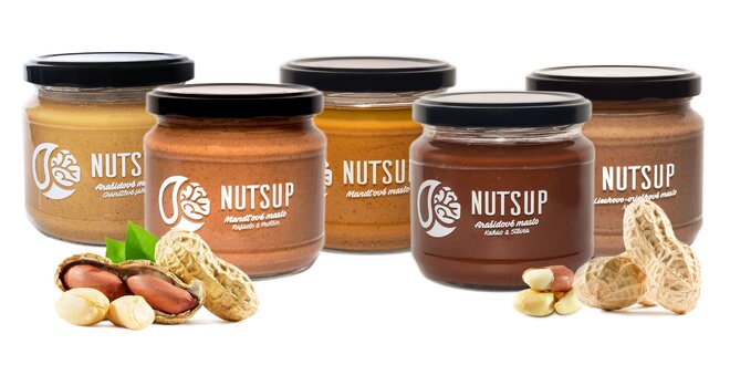 Lahodné a prírodné orieškové maslá NutsUp