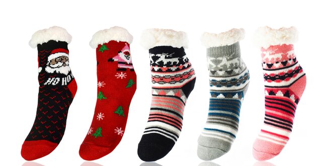 Detské teplé ponožky: jednofarebné aj s vzormi