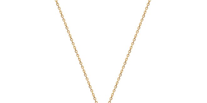 Zlatý náhrdelník s príveskom La Mimossa