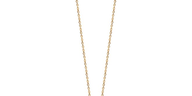 Zlatý náhrdelník s indigovým príveskom La Mimossa
