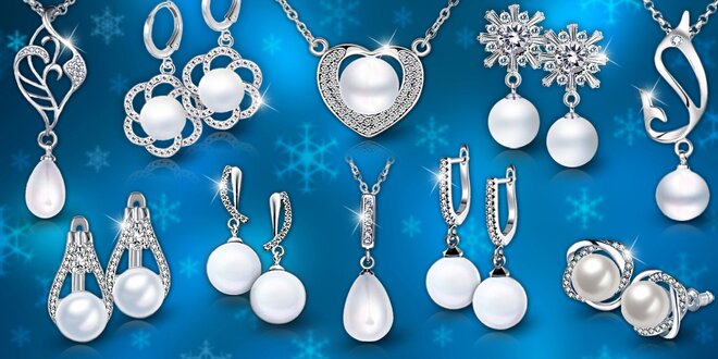 Elegantné perlové šperky: náušnice, náhrdelníky a sety