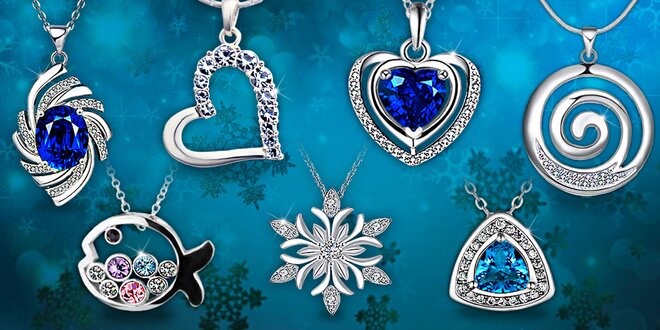 Krásne šperky s kryštálmi Swarovski a zirkónmi