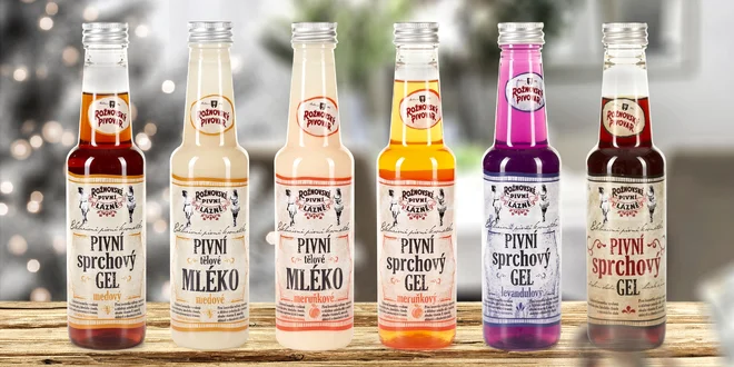 Originálna pivná kozmetika z Rožnovského pivovaru
