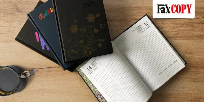 Diár s gravírovaním i UV potlačou na rok 2020