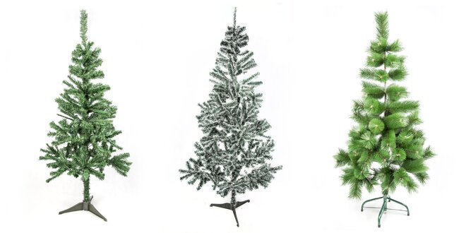 Krásne umelé vianočné jedle alebo borovice
