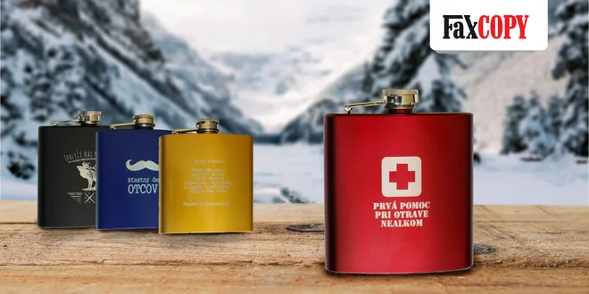 Náprsná fľaša "ploskačka" s vlastným gravírovaním