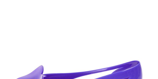 Dámske ultra violet baleríny so srdcom Favolla