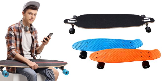 Skateboard, longboard alebo penny board
