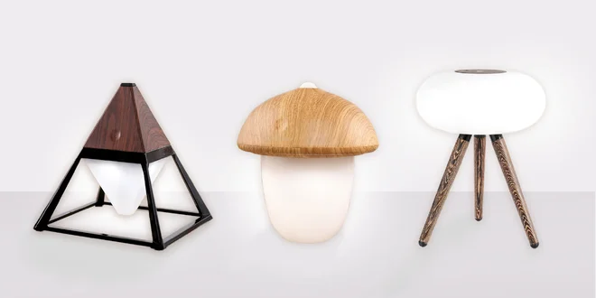 Dizajnové bezdrôtové LED Lampy