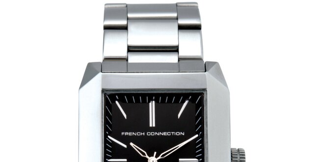 Pánske strieborné analogové hodinky French Connection