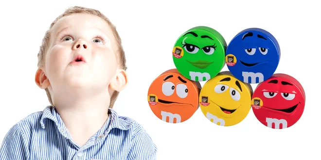 Čokoládové bonbóny M&M's v plechovej dóze