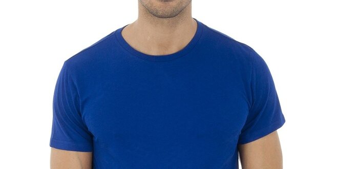 Pánske sýto modré tričko Ralph Lauren