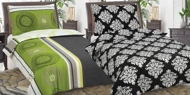 Flanelové posteľné prádlo v 12 vzoroch