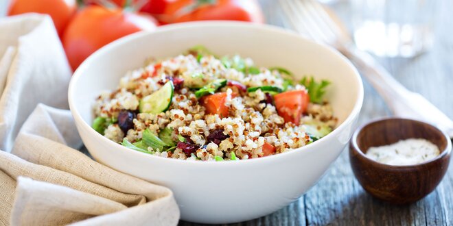 Rýchly obed: ochutená quinoa, krúpy a pohánka