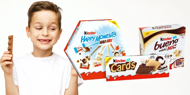 Lahodné Kinder čokolády
