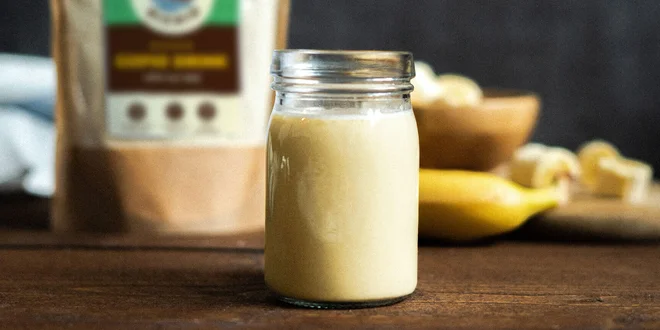 Vegánske alebo proteínové nápoje Gofio