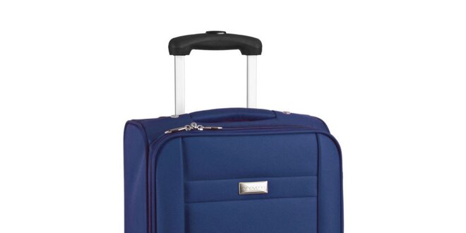 Modrý cestovný kufor na koliečkach Movom