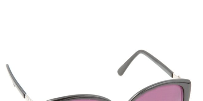 Dámske mačacie okuliare s fialovými sklami Jeepers Peepers