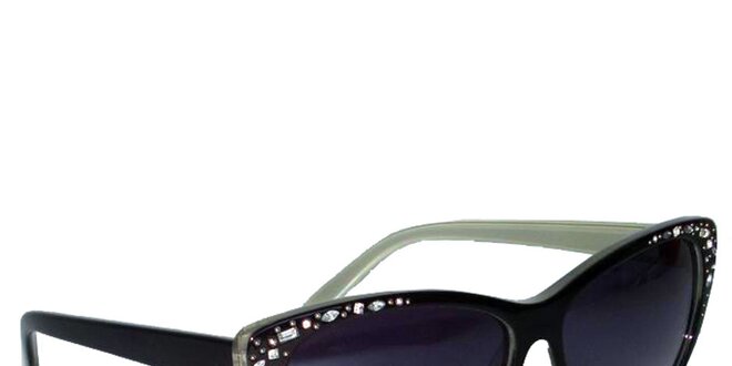 Dámske čierne mačacie slnečné okuliare Jeepers Peepers