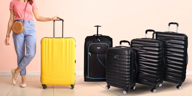 Cestovné kufre: samostatne aj v sade 3 kusov