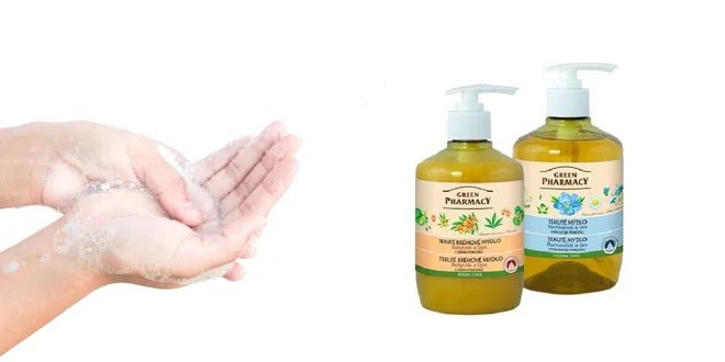 Výživné tekuté mydlá Green Pharmacy + darček!
