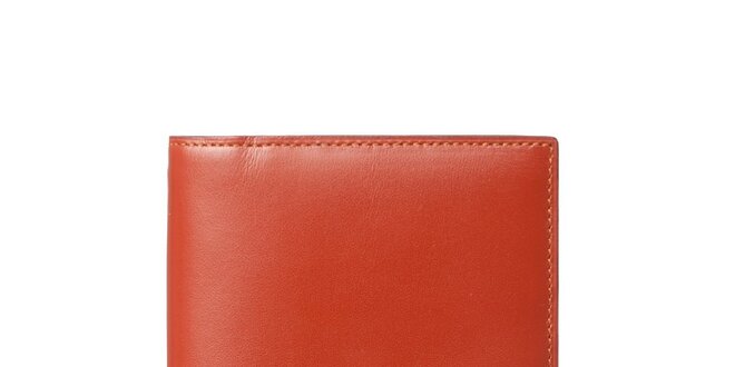 Dámská tehlovo červená kožená peňaženka Gianfranco Ferré