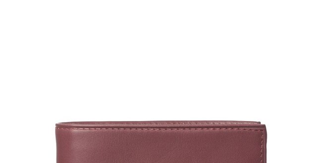 Hnedo-červená kožená peňaženka Gianfranco Ferré