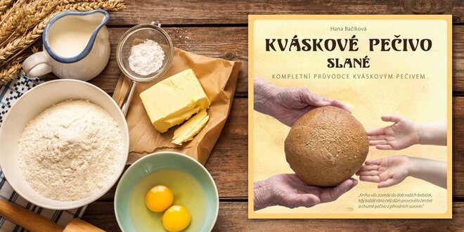 Kniha "Kváskové pečivo slané" s autogramom autorky