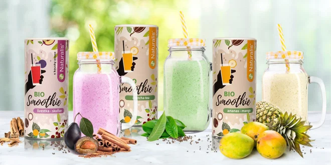 Osviežte sa zdravými nápojmi bio smoothies!
