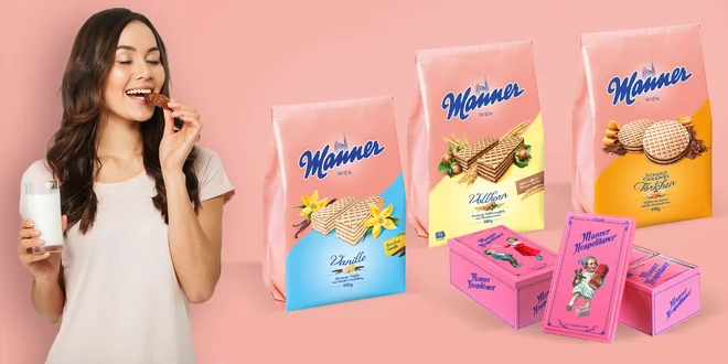 Sušienky i oplátky Manner: 14 sladkých variantov