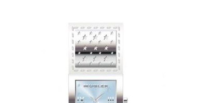 Dámske strieborné náramkové hodinky Thierry Mugler