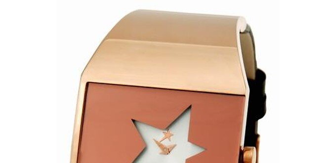 Dámske medené zafarbené hodinky Thierry Mugler