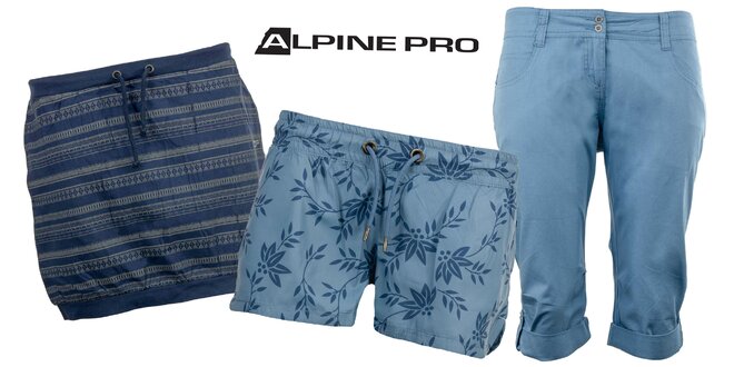 Dámske 3/4 nohavice, šortky a sukne Alpine Pro