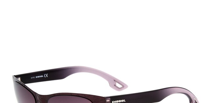Dámske fialovo-čierne slnečné okuliare Diesel
