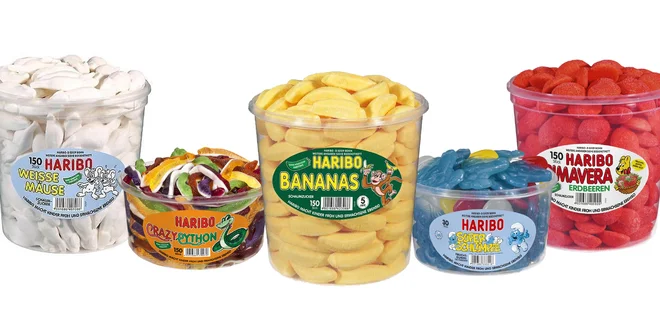 Ovocné želé Haribo: 16 druhov obľúbených maškŕt