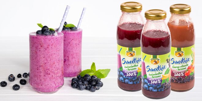 Zdravé ovocné smoothies plné vitamínov: 4 druhy