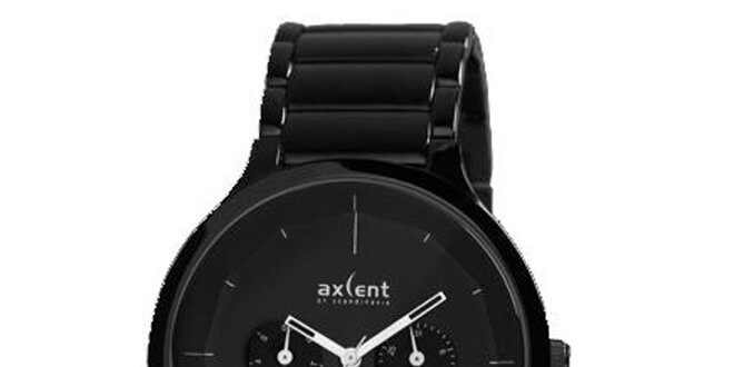 Pánske čierne hodinky Axcent